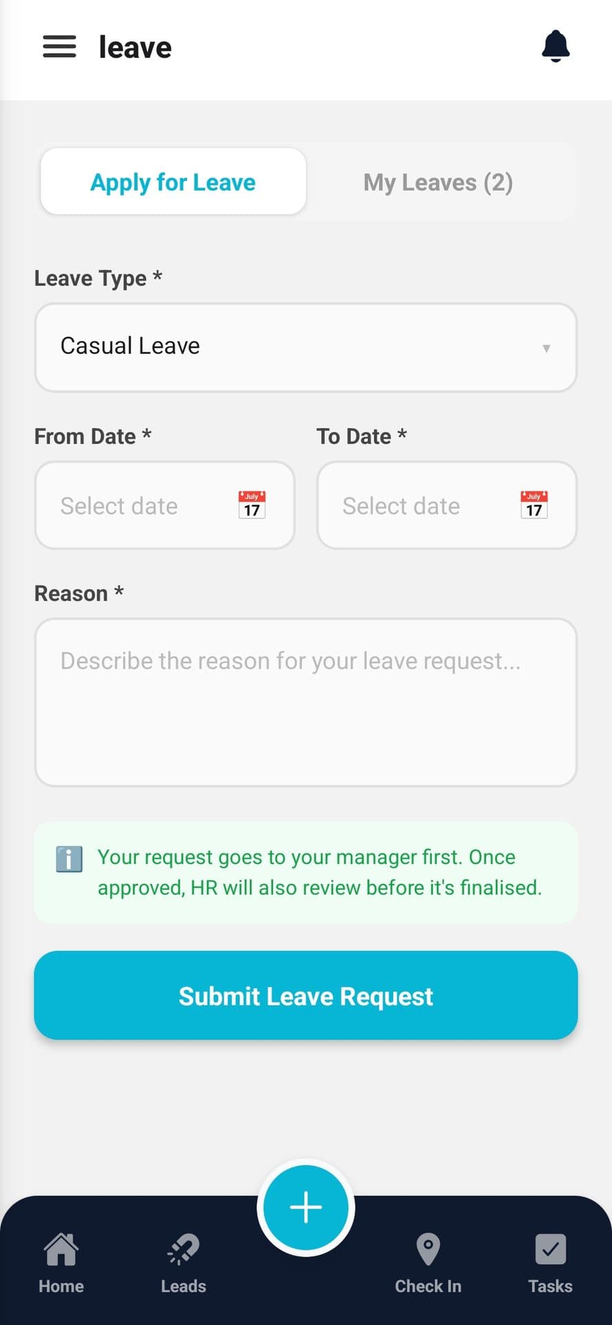 HR & Leave Management