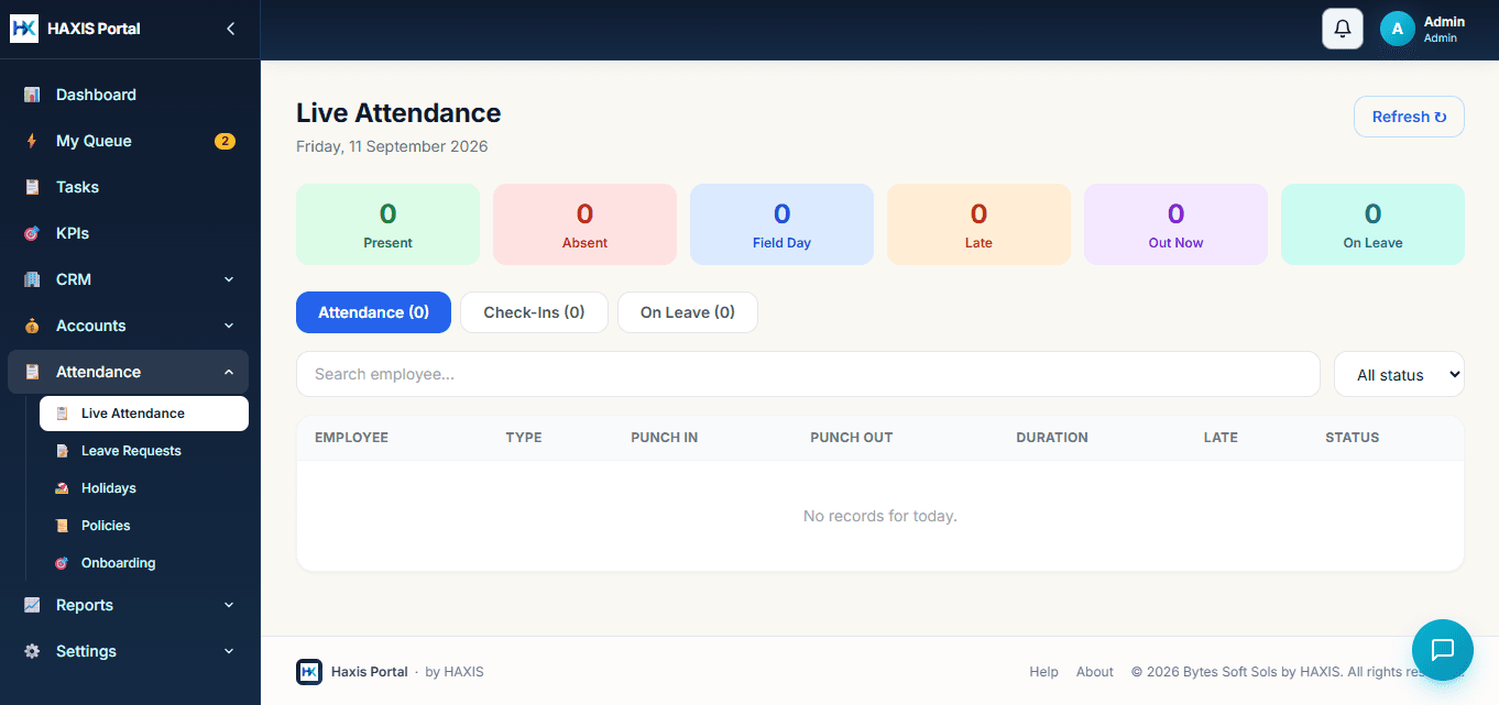 Attendance App screenshot 1